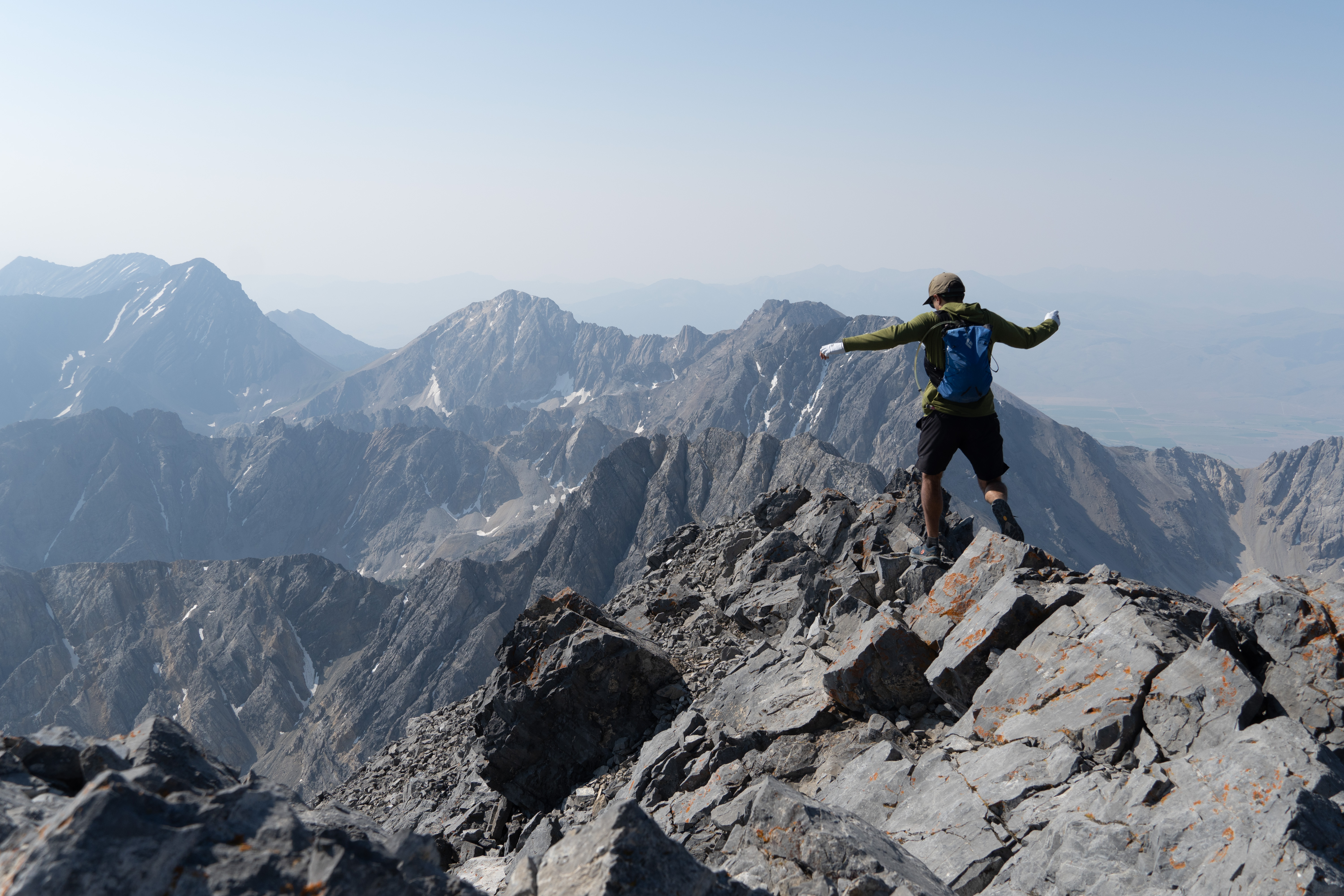 Balancing on a ridge